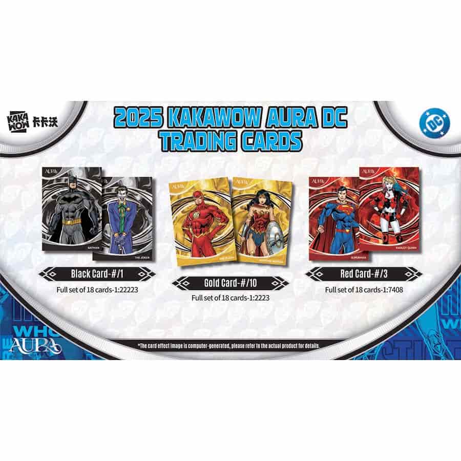 2025 Kakawow Aura DC Hobby Edition Trading Cards