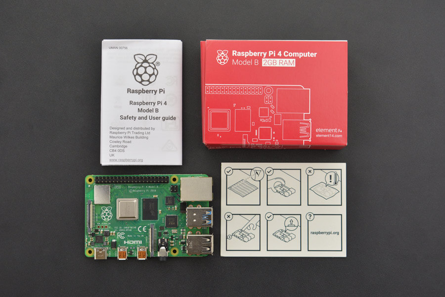Raspberry Pi 4 Model B - 2GB - DFRobot