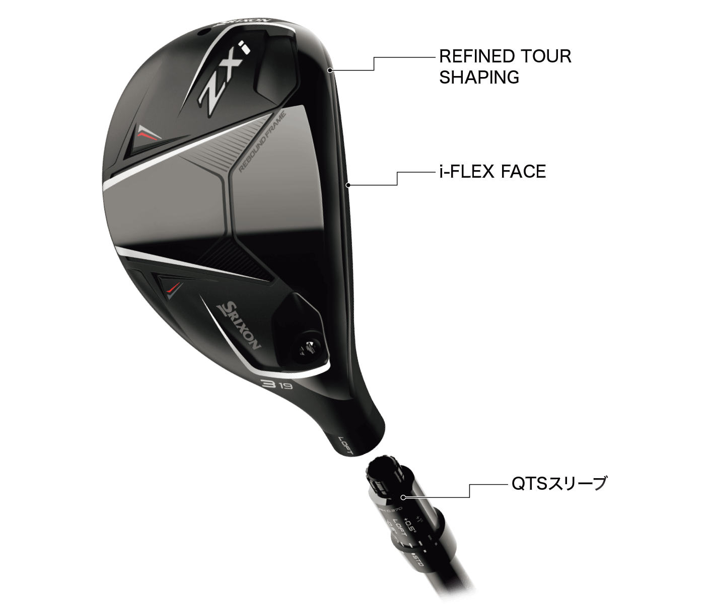 スリクソン ZXi ハイブリッド レフトハンド Diamana ZXi for HYBRID