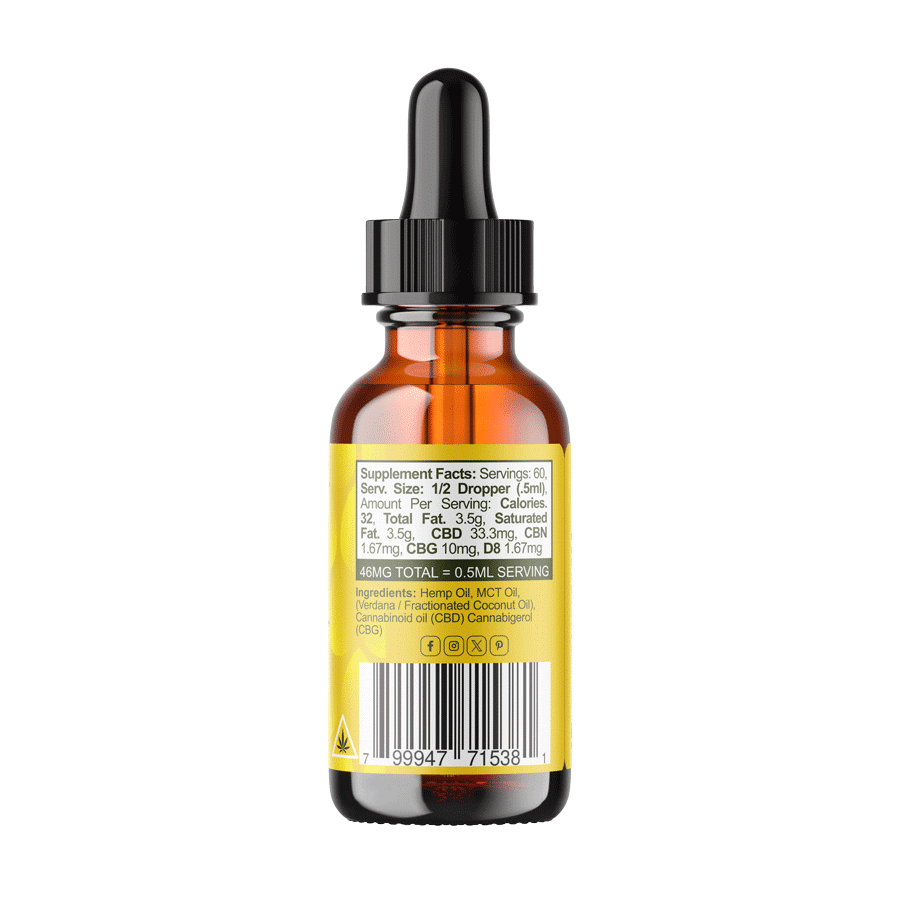 Full Spectrum High Octane CBD/CBG/CBN/D8 - The Hemp Doctor