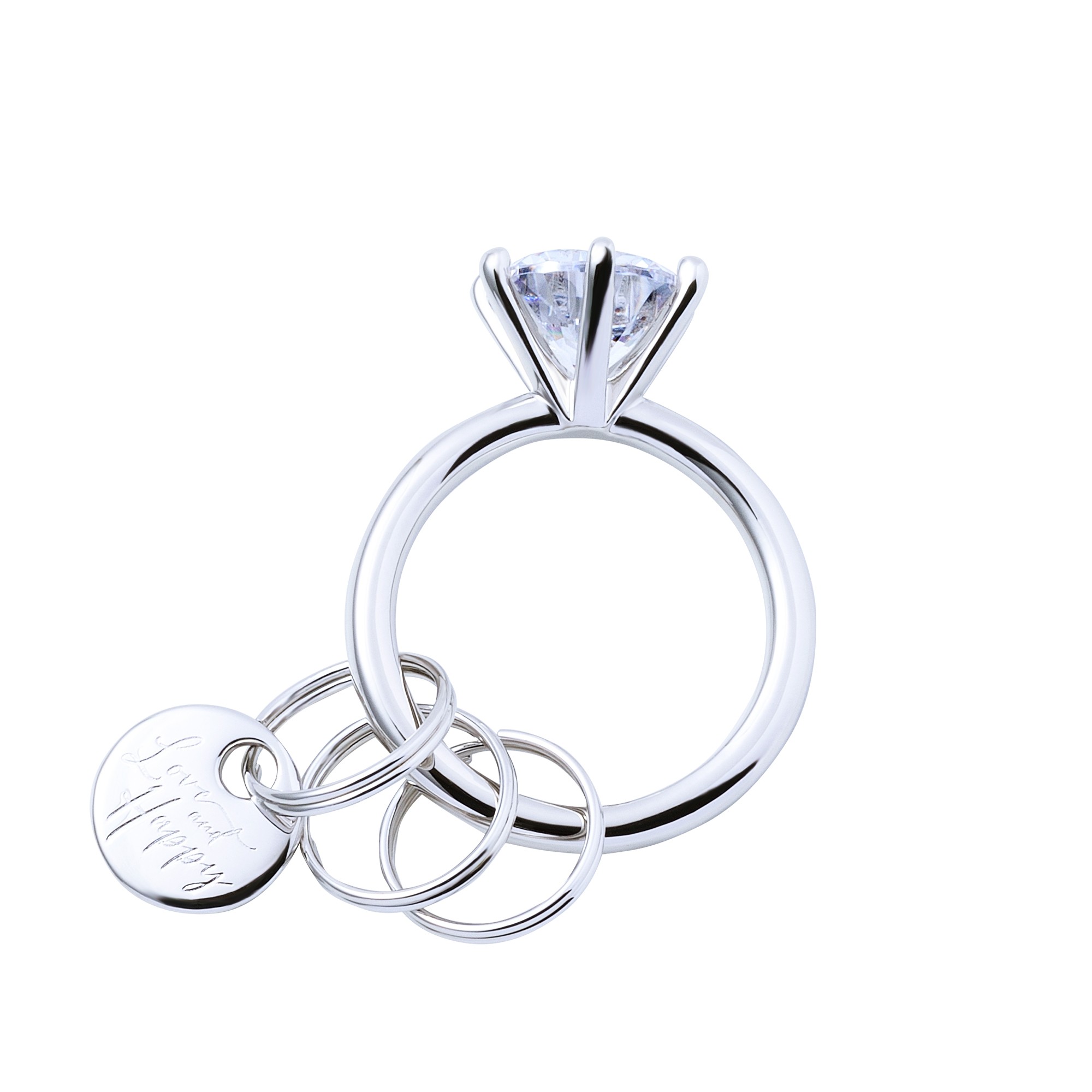 キーリング（光沢） KISS-KEYRING01-SV｜THE KISS（ザ・キッス）公式通販