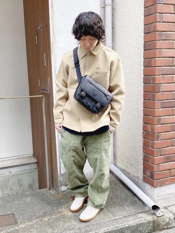 モノグラム スモールメッセンジャーバッグ NH4655MR - ラコステ