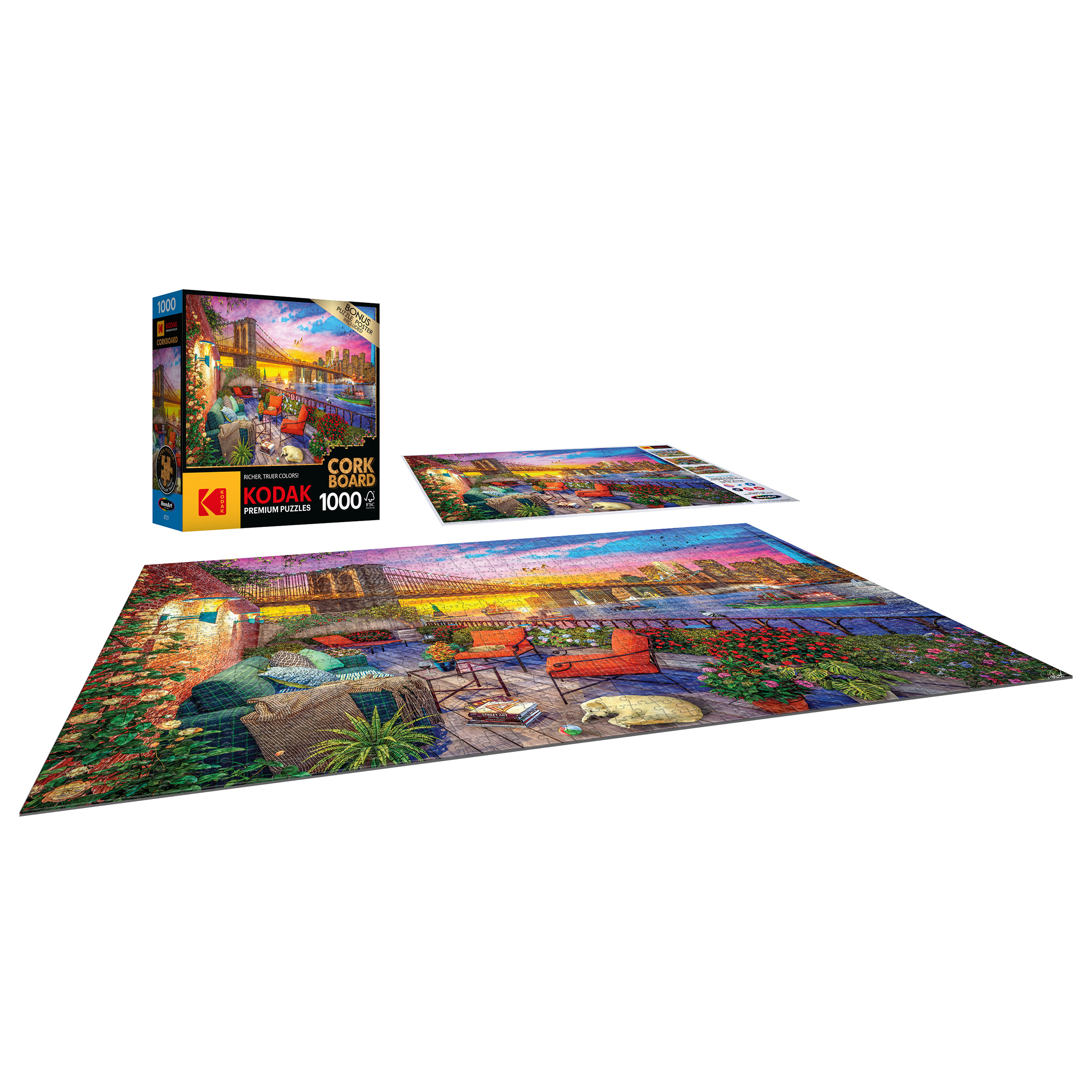 RoseArt - Kodak Cork - Manhattan Balcony Sunset - 1000