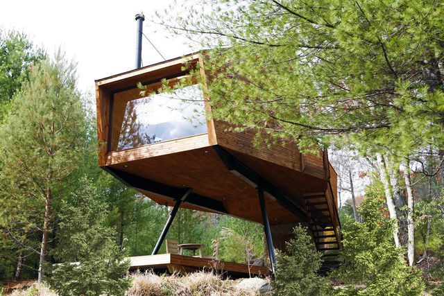 ツリーハウスに暮らすなら、こんなモダンな形がいい | TABI LABO