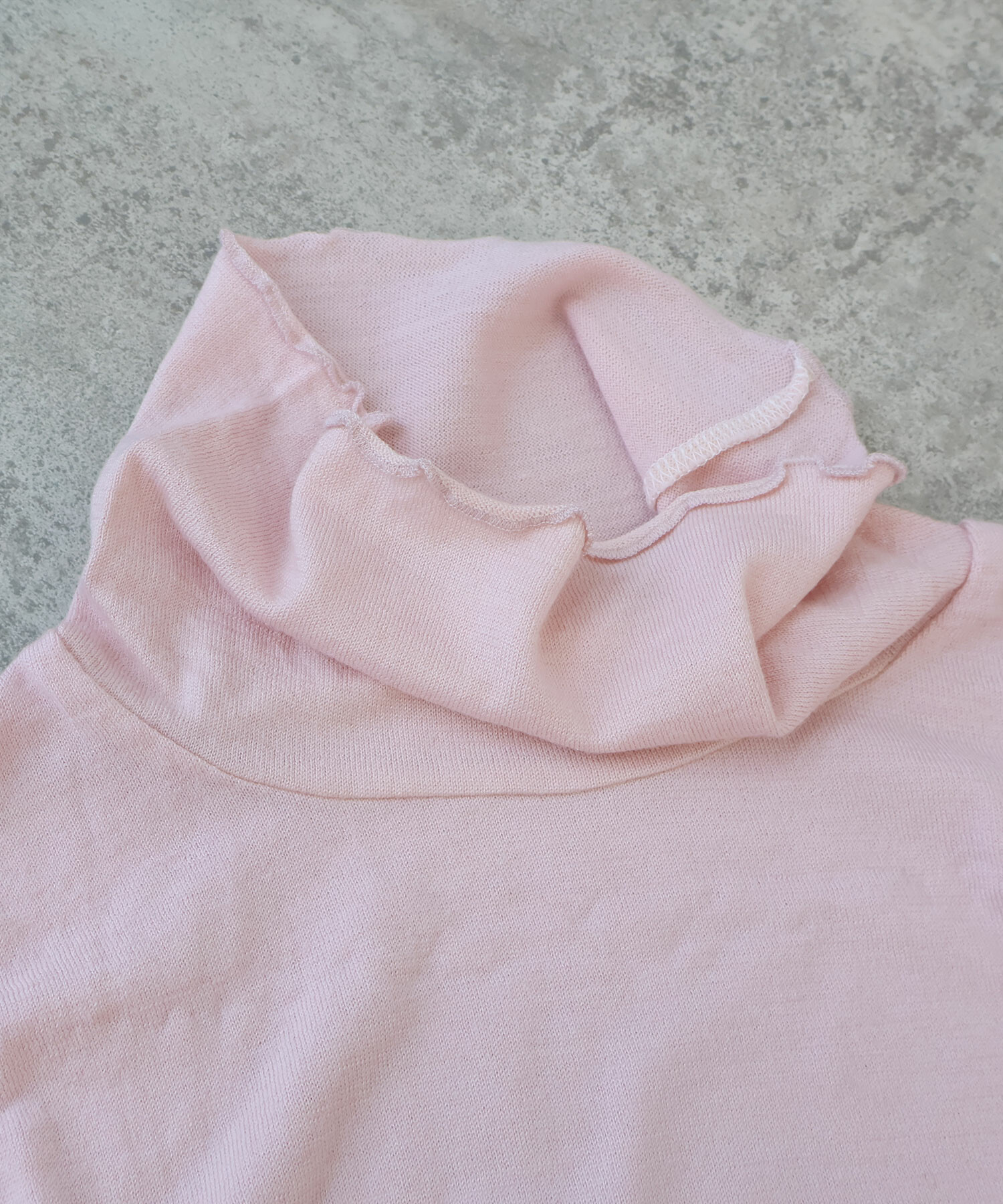 AMBIDEX Store △ウール / シルク 製品染め タートルプルオーバー(F