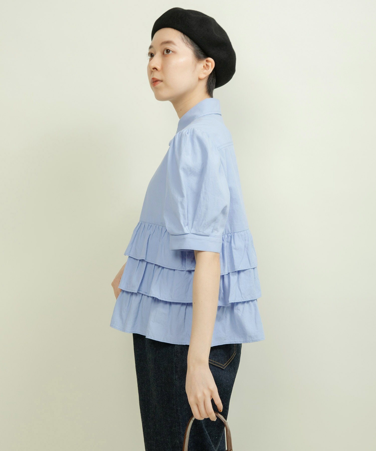 AMBIDEX Store ○オックス ナチュラルトリプルワッシャー 3段フリル