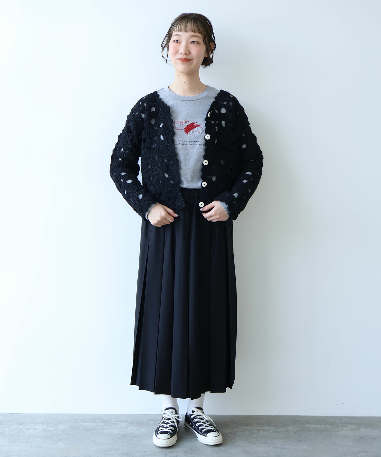 AMBIDEX Store ○ ネパールハンドニット かぎ針レース カーディガン(F