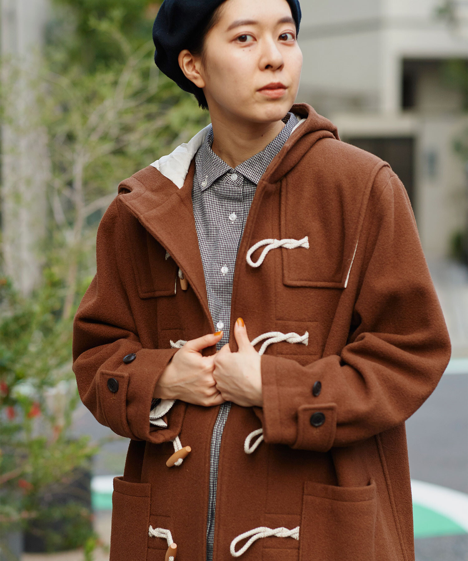 AMBIDEX Store △○ウールモッサ ダッフルコート(F チャ): PAR ICI