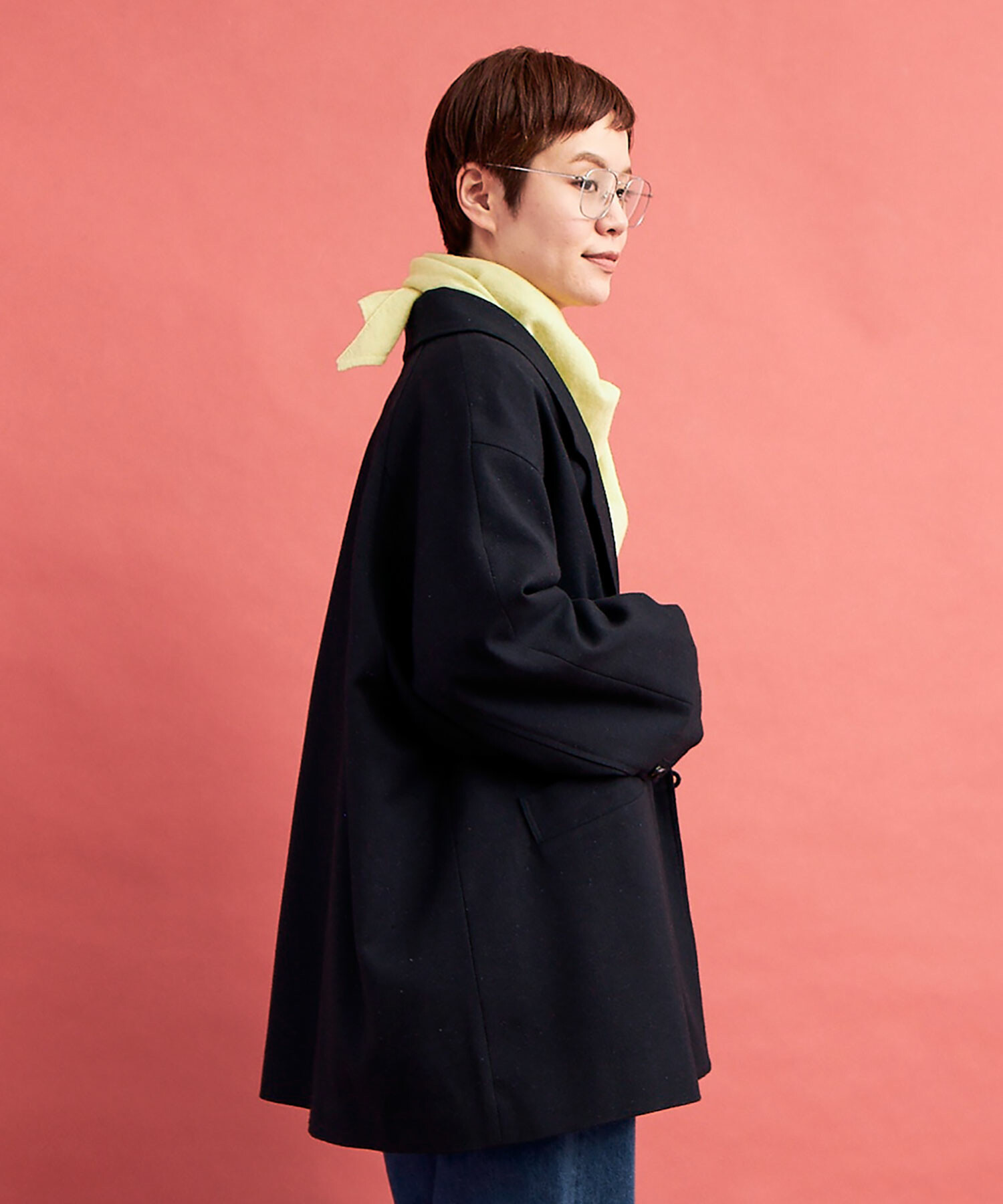 AMBIDEX Store ○POP TWEED PAPA W-ジャケット(F NAVY): buoybuoy