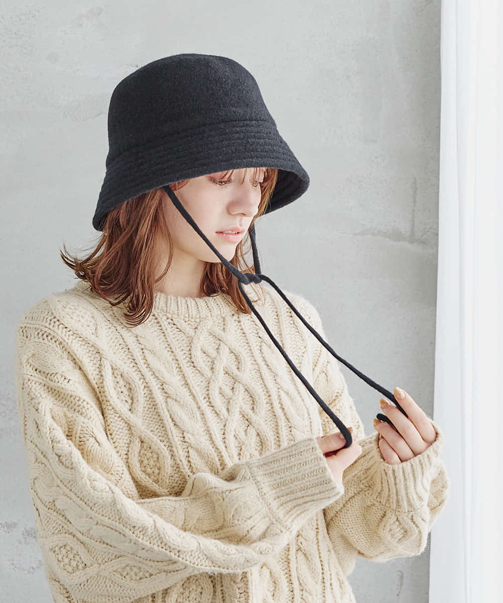 milsa バスクバケットハット | 58cm(58) BLACK (01) | milsa / ミルサ