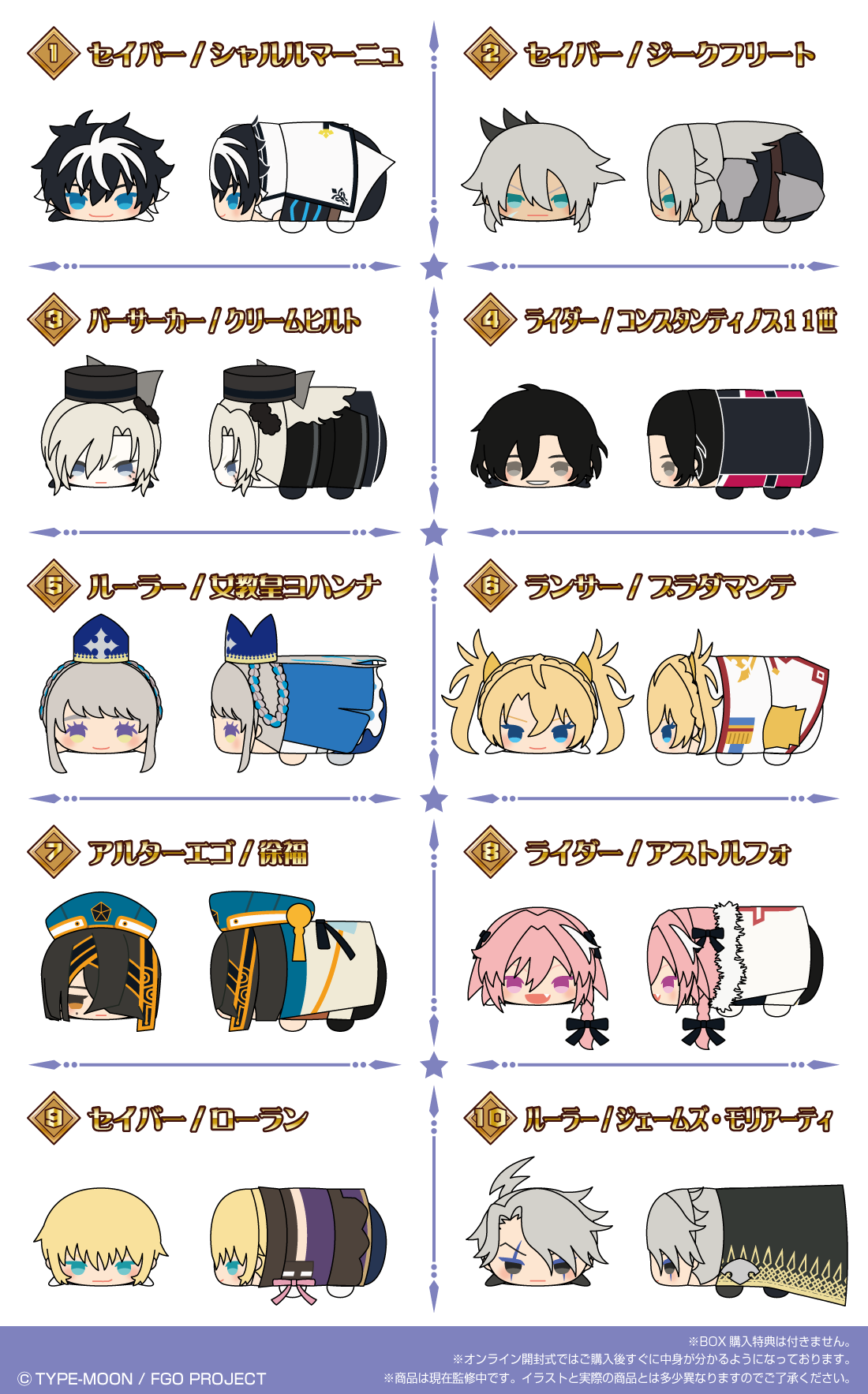 もちもちマスコット Fate/Grand Order vol.13 単品販売 | もちもち