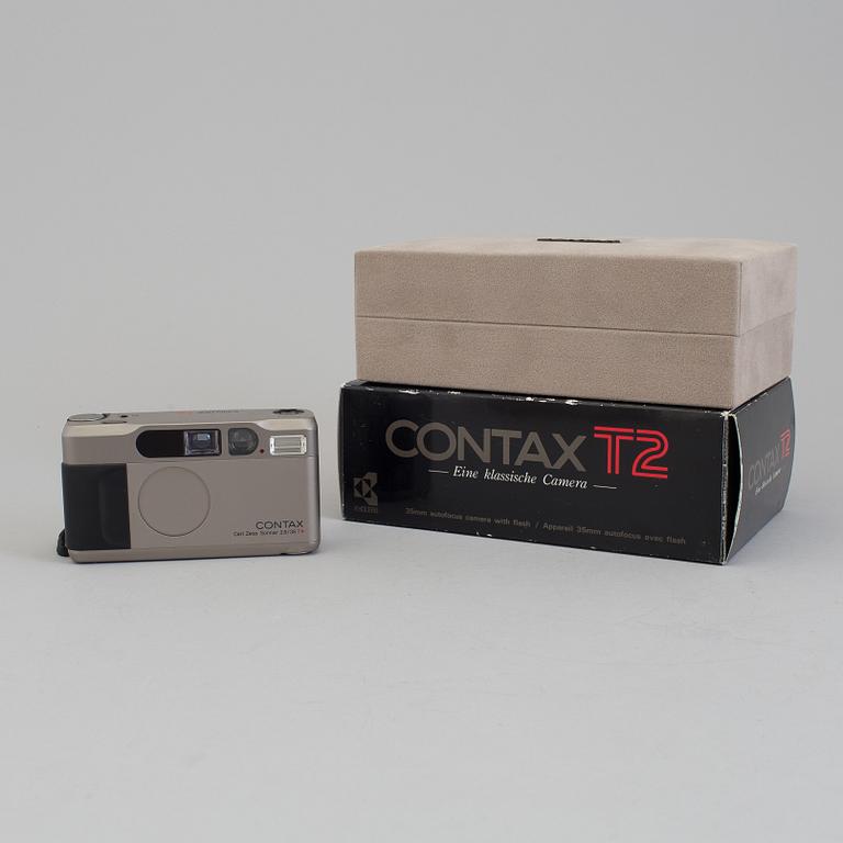 A Contax T2 Camera With Carl Zeiss Sonnar 2.8/38 T* no 012491 From