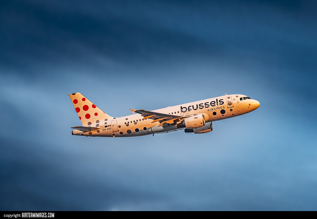 Airbus A319-111 Brussels Airlines OO-SSU - AirTeamImages.com