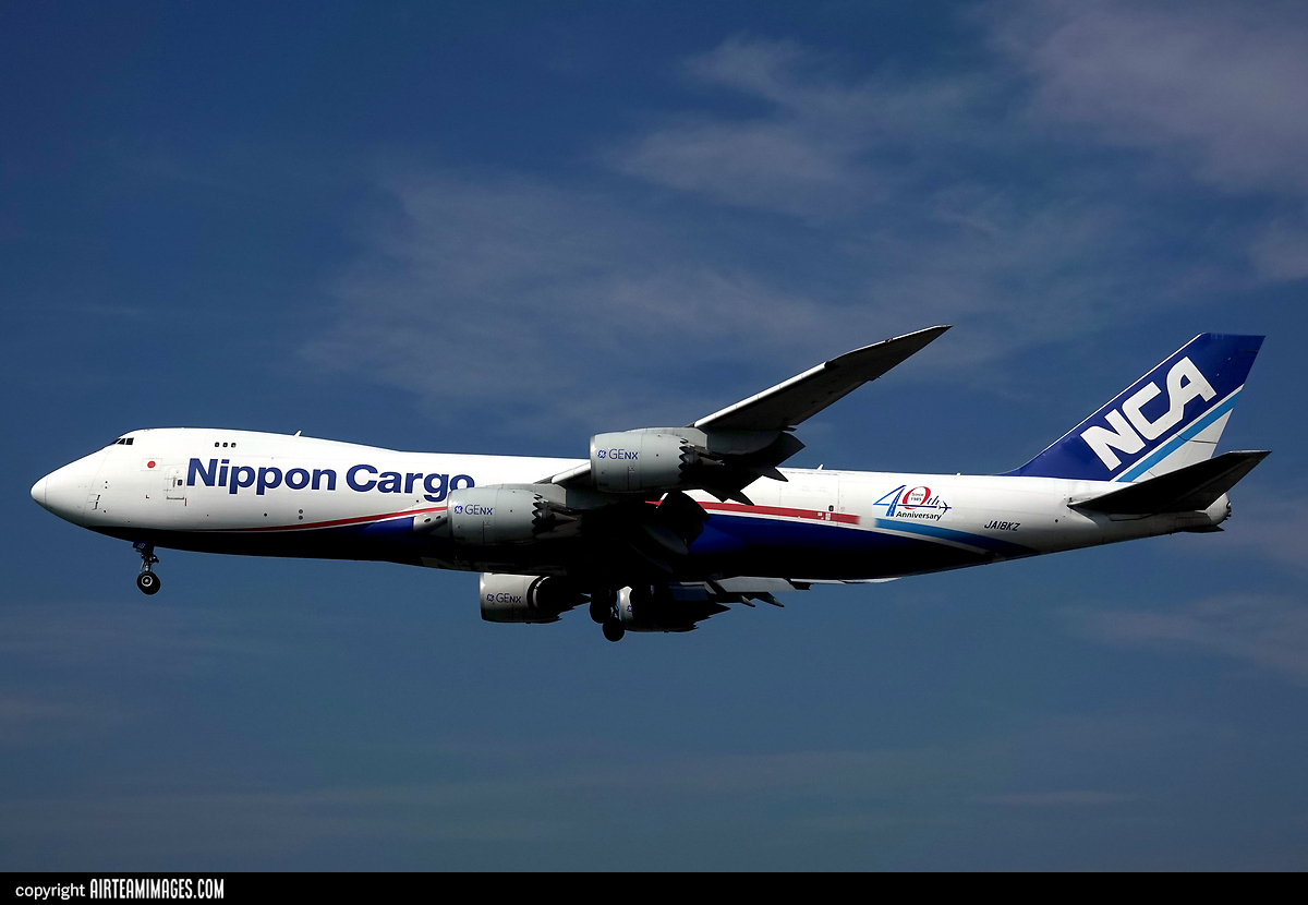 Boeing 747-8KZF/SCD NCA - Nippon Cargo Airlines JA18KZ
