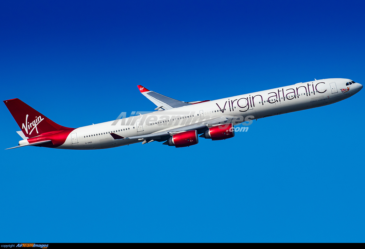 Airbus A340-642 Virgin Atlantic Airways G-VRED - AirTeamImages.com