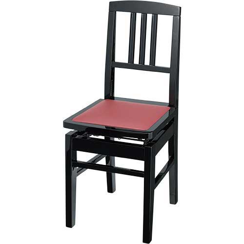 スマートスクール / 背付ピアノ椅子 No.5-SH BLK