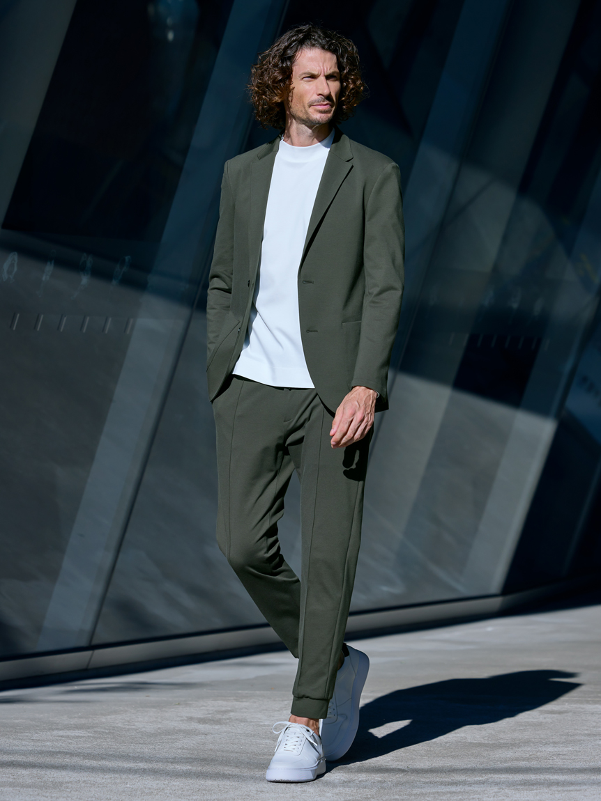 HG W/JERSEY SETUP JACKET(ジャケット)｜アウター｜AOURE（アウール