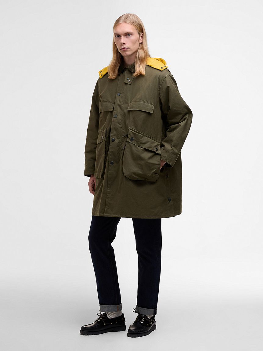 Barbour × KAPTAIN SUNSHINE》Bedale フィールド コート｜ノンワックス