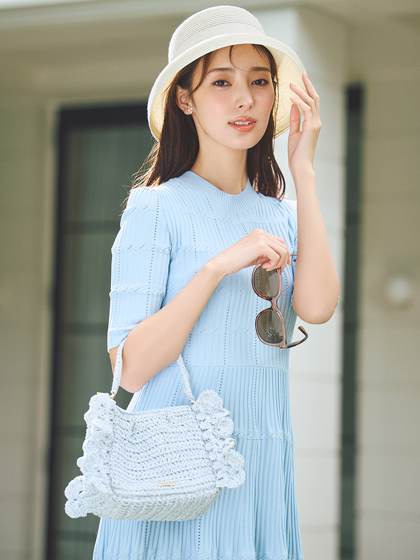 洗える】ディフォメーションワンピース(ニットワンピース)｜DRESS