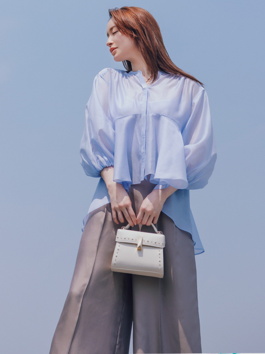 シアーフレアブラウス(ブラウス・シャツ)｜TOPS（トップス）｜CELFORD