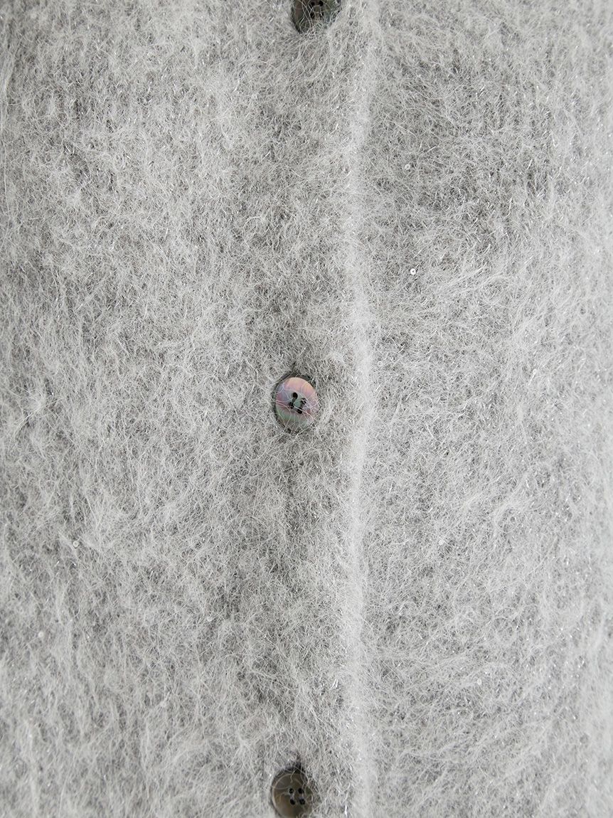 スパークルミディ丈カーディガン(ニットプルオーバー)｜TOPS（トップス