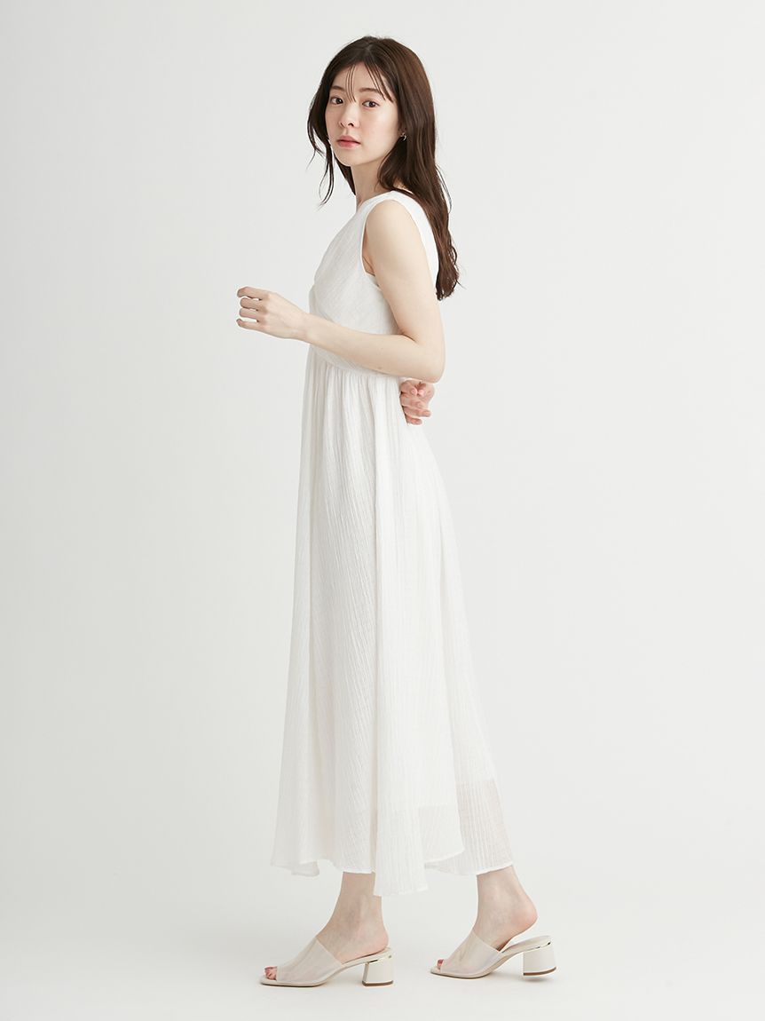 ツイストデザインノースリワンピース(デイリーワンピース)｜DRESS