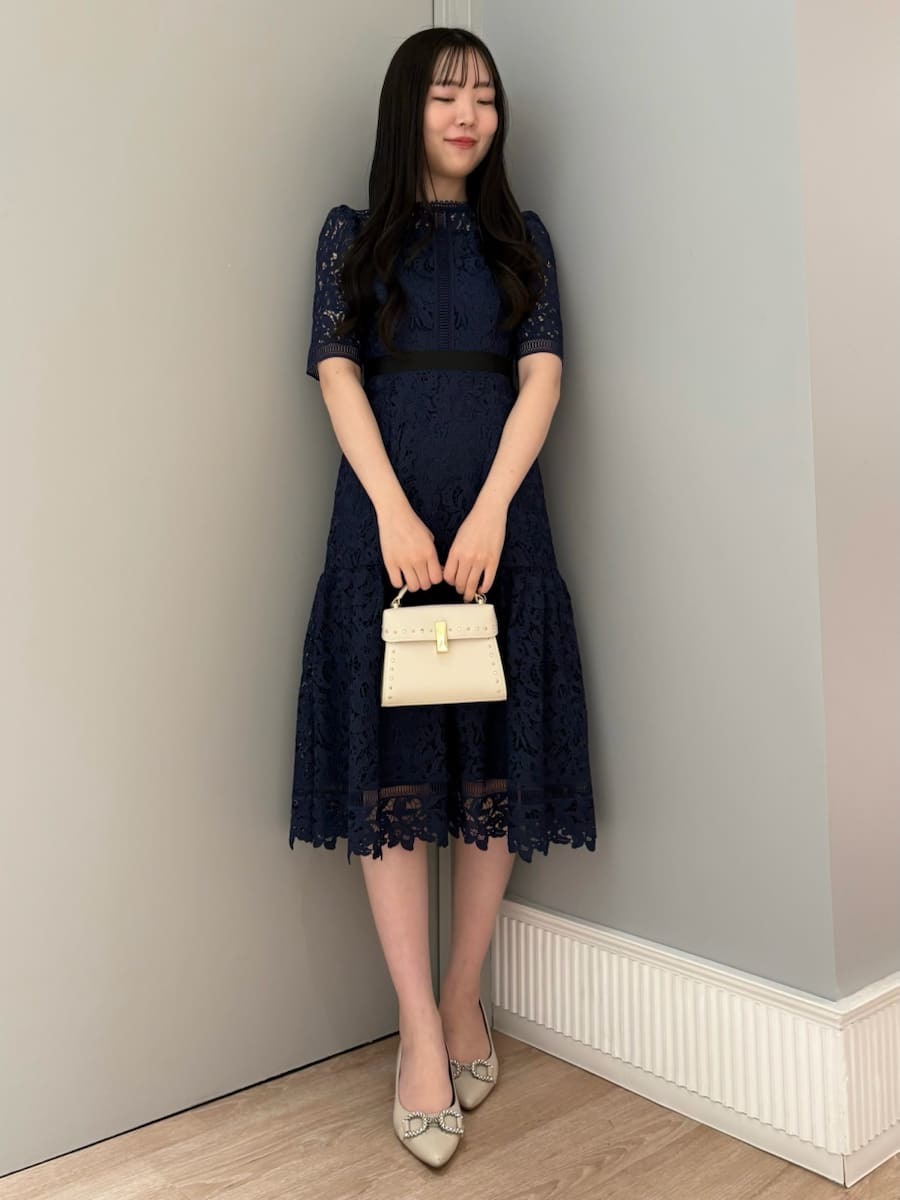 セルフォード ネイビーワンピース 38 size 濃紺