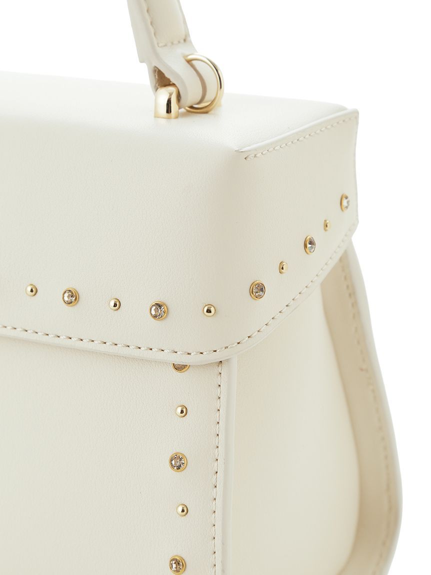 リュタン】ビジュースタッズポシェット（M）(ハンドバッグ)｜BAGS