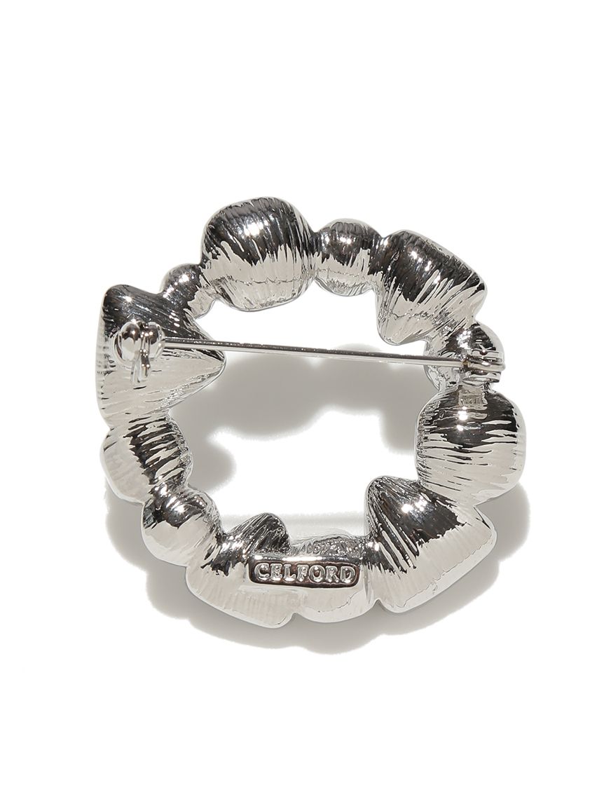 ランダムビジューサークルブローチ(ブローチ)｜ACCESSORIES