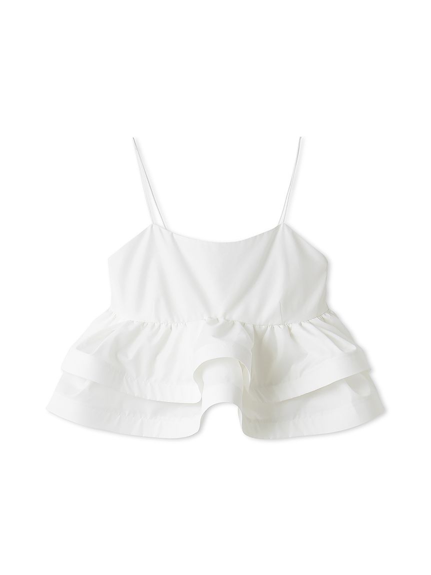 ラッフルヘムデザインキャミソール(ブラウス)｜トップス｜FRAY I.D