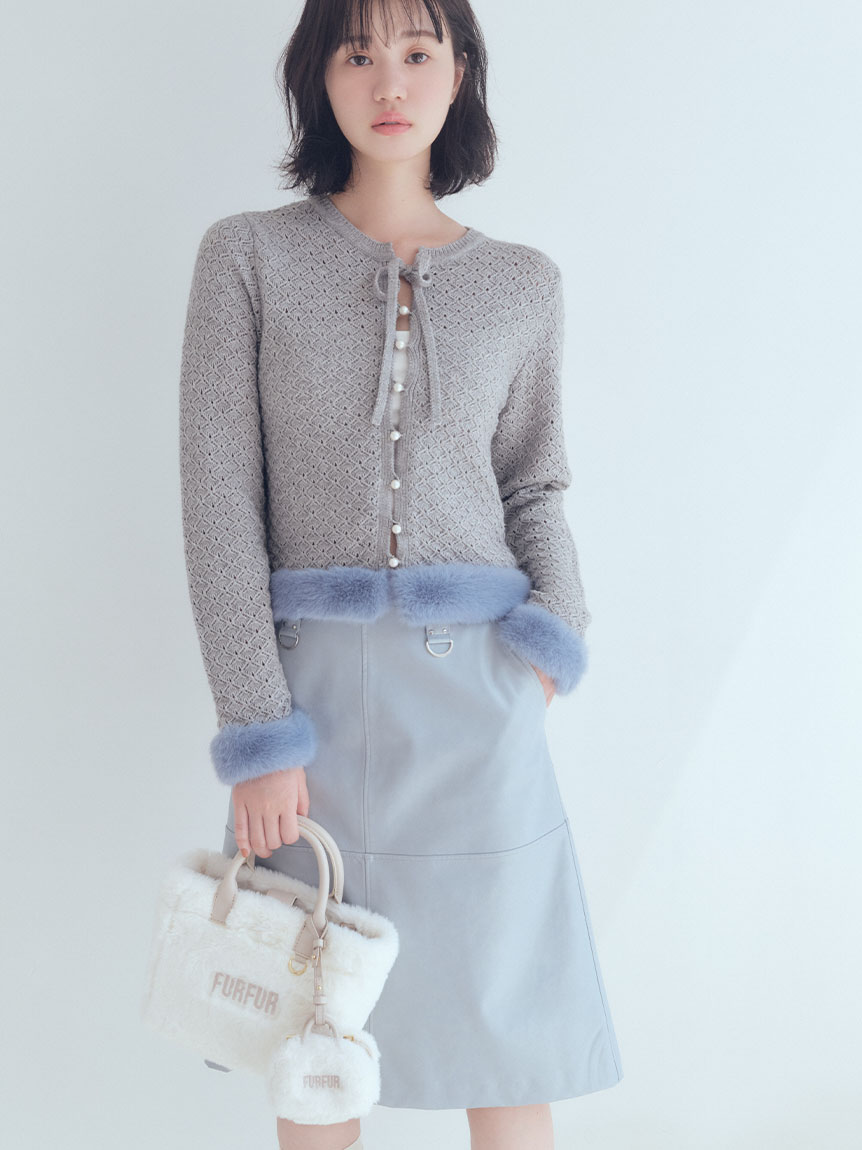 エコファートリムカーディガン(ニット)｜トップス｜FURFUR（ファー