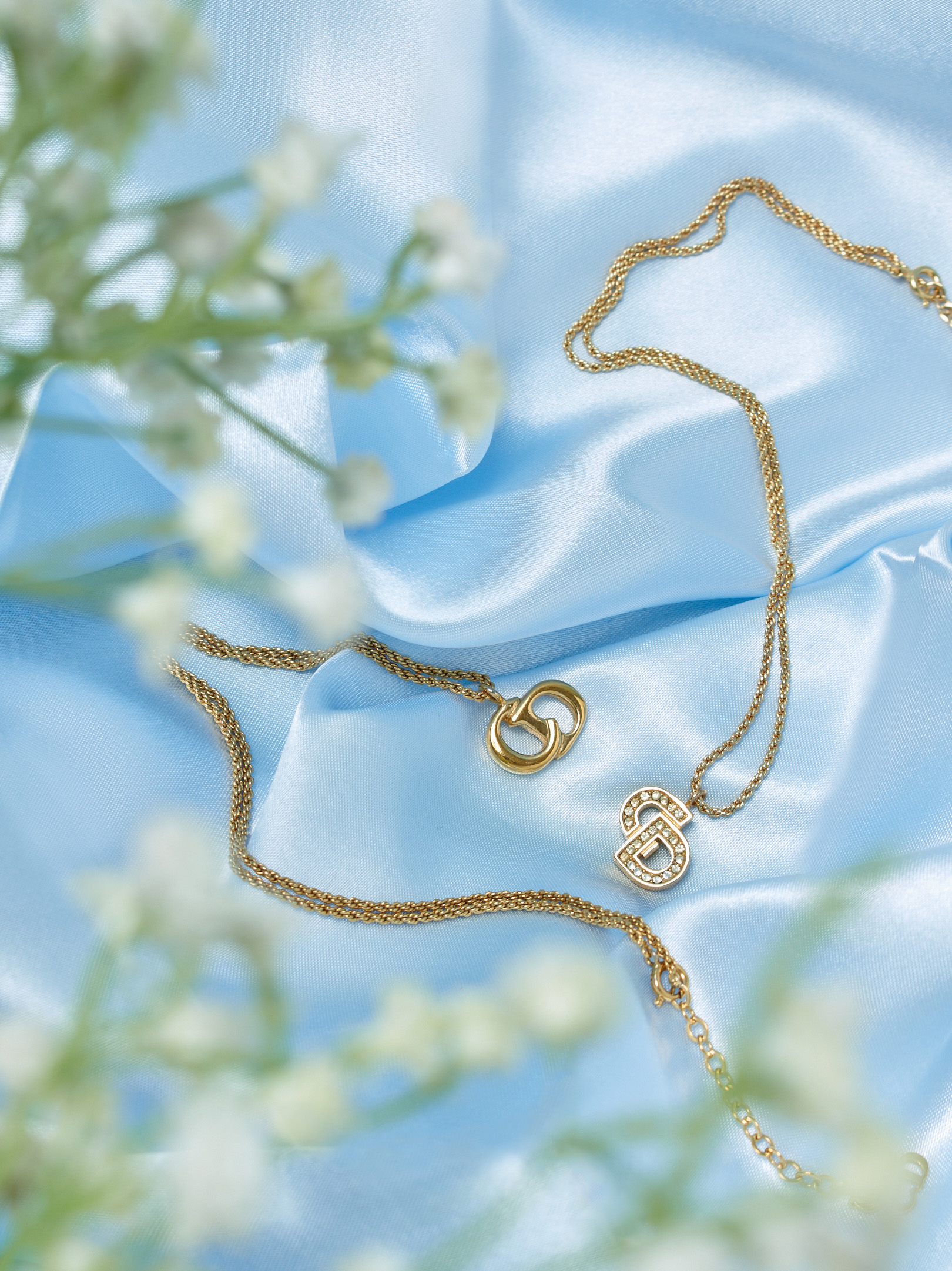 Christian Dior CDロゴネックレス(ヴィンテージアクセサリー