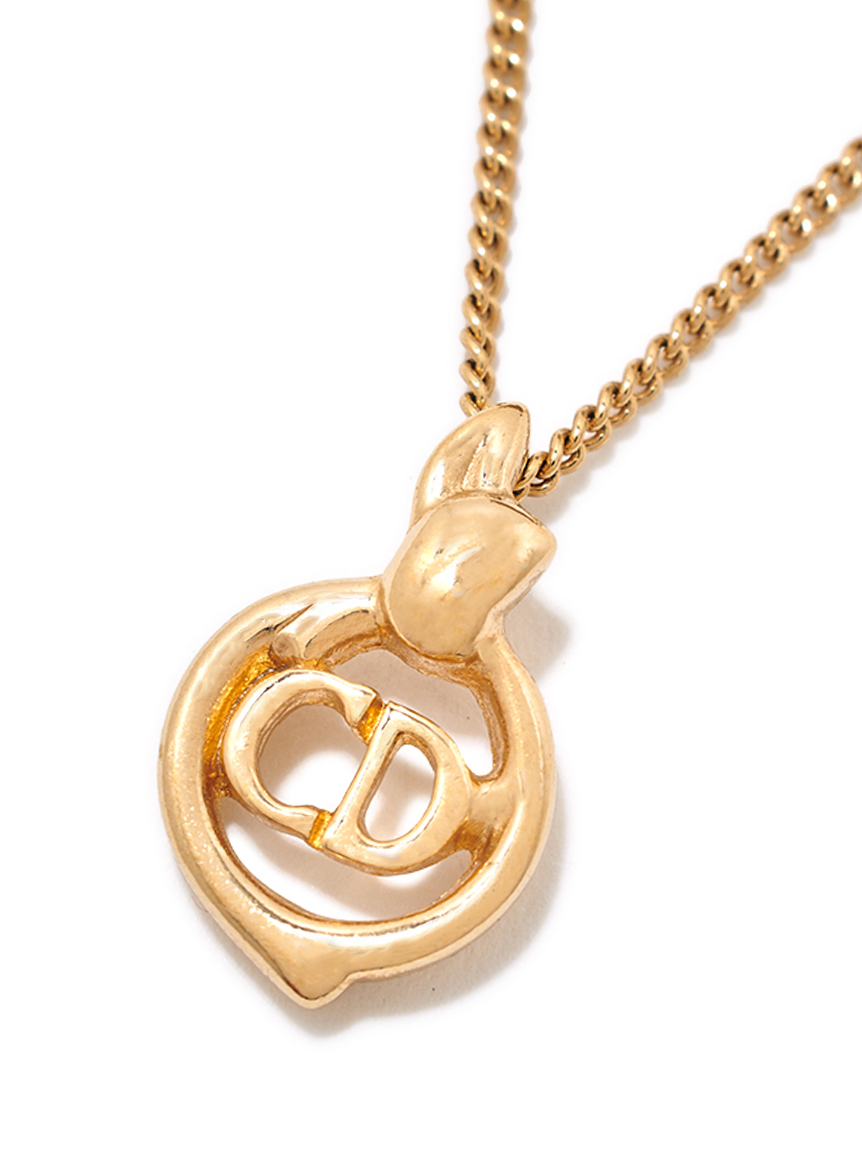 Christian Dior CDロゴネックレス(ヴィンテージアクセサリー