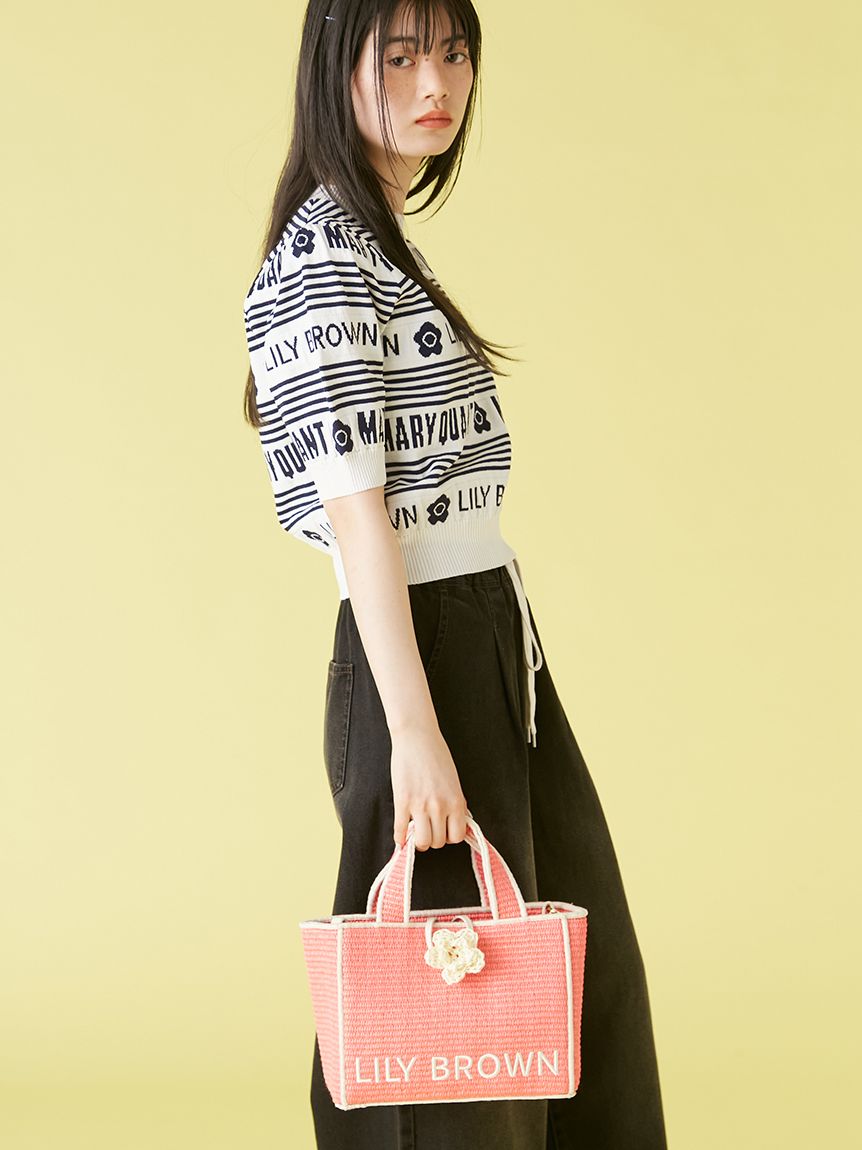 LILY BROWN×MARY QUANT】ジュートロゴトート(バッグ)｜LILY BROWN