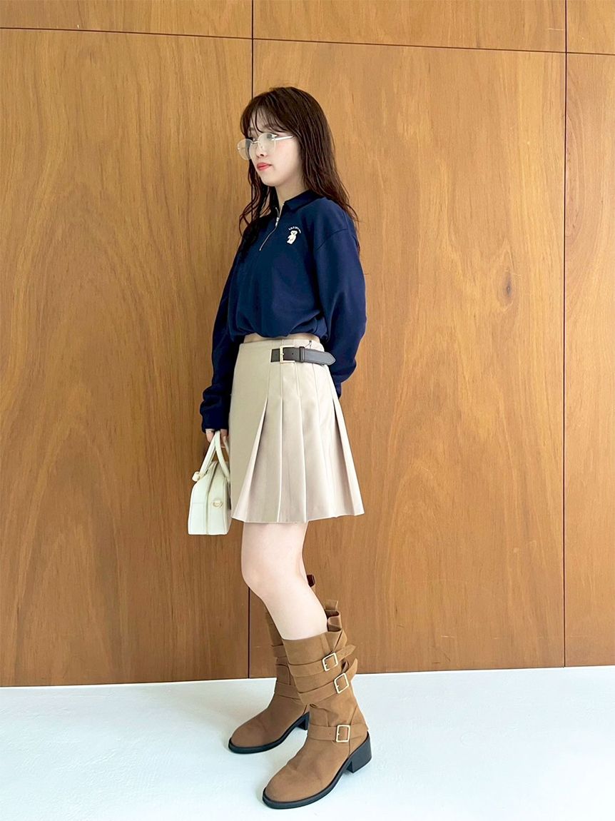 3バックルミドルブーツ(ブーツ)｜シューズ｜LILY BROWN（リリー