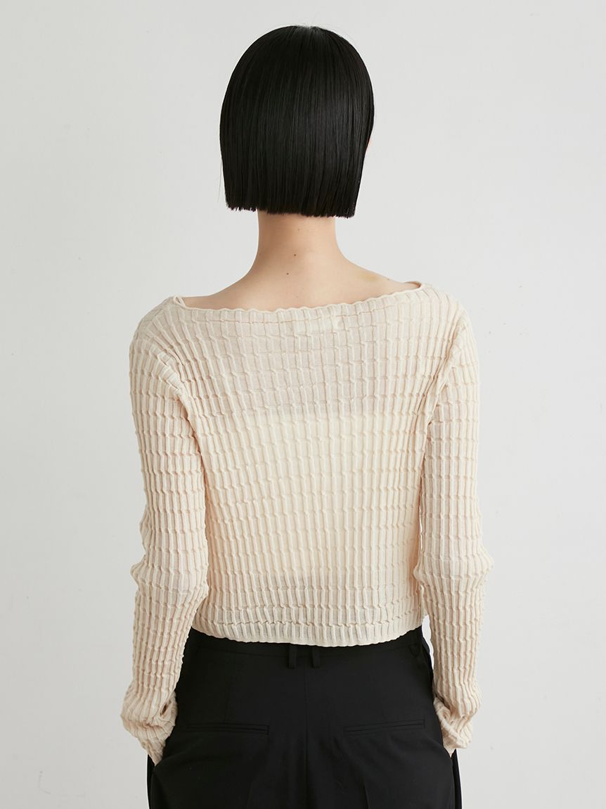 スクエアパターンニットCD(カーディガン)｜ルームウェア｜MIESROHE