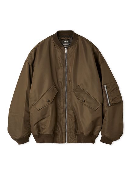 リサイクルナイロンオーバーサイズMA-1(ブルゾン)｜アウター｜Mila