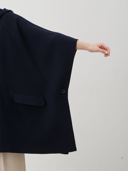 フードポンチョコート(ハーフコート)｜アウター｜Mila Owen（ミラ