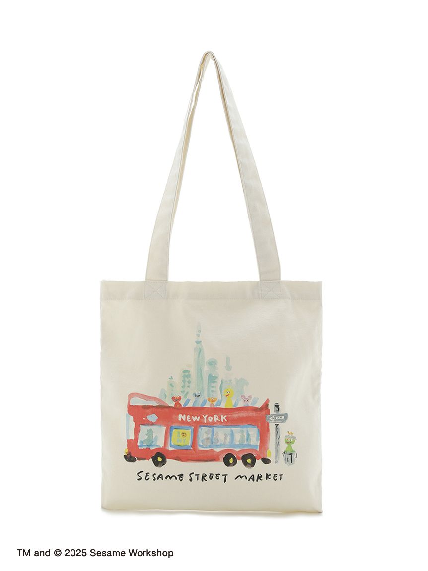 ヒラノトシユキ】スクエアキャンバストートバッグ(バッグ・エコバッグ