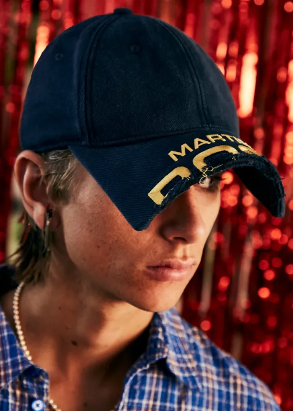 CUT PEAK CAP in NAVY | Parallel