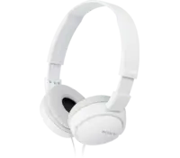 Sony ZX Series Wired On-Ear Headphones, White | MDRZX110