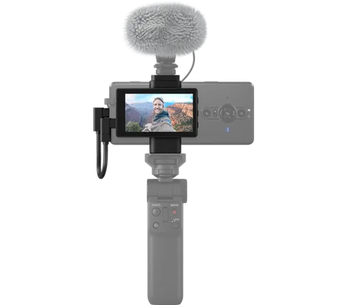 Sony 3.5” LCD Vlog Monitor with Mount and USB-C Cable for Xperia