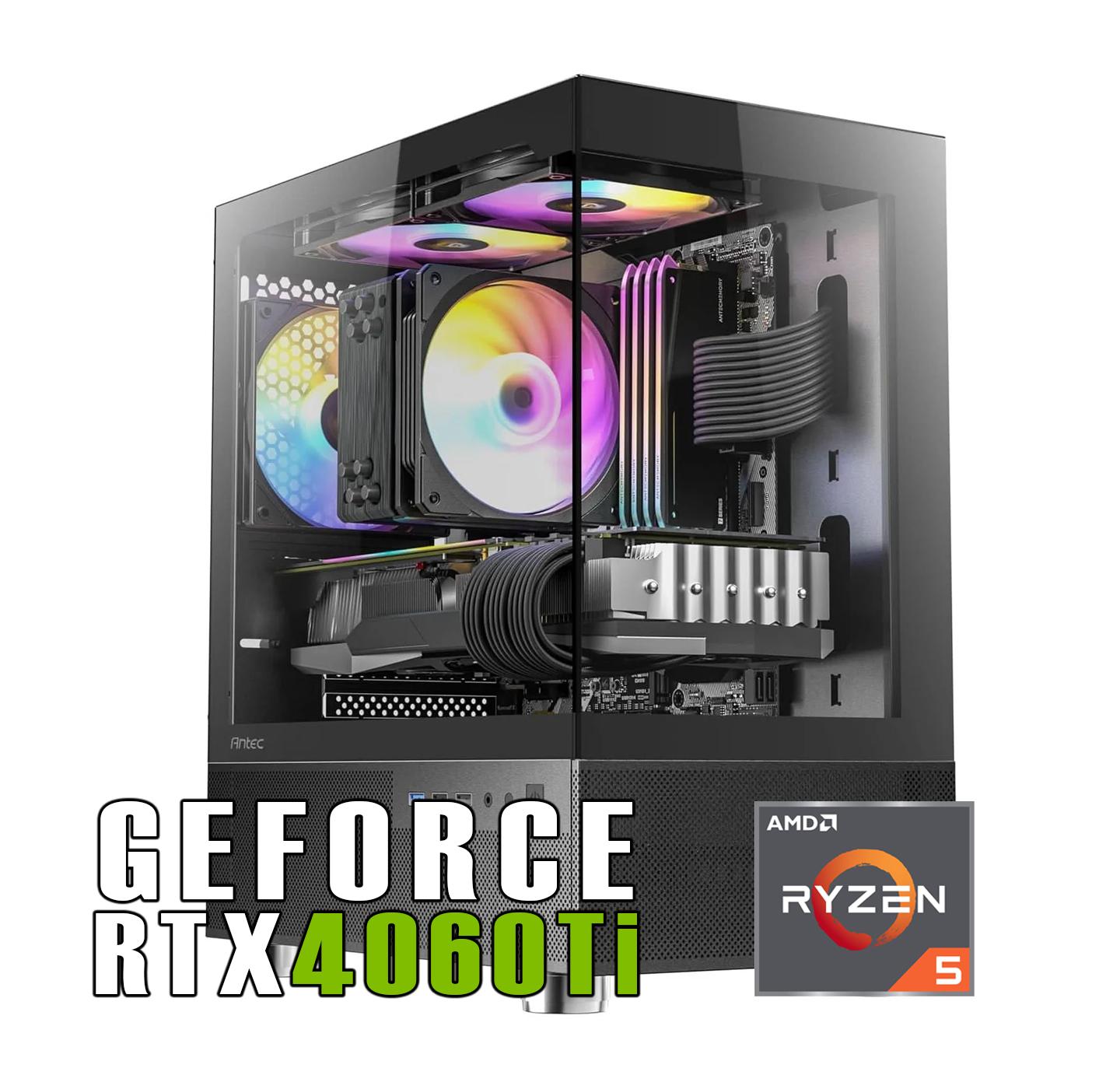 新品ケース】ライトモデル単品 RTX3060Ti 搭載| AMD Ryzen5 5500