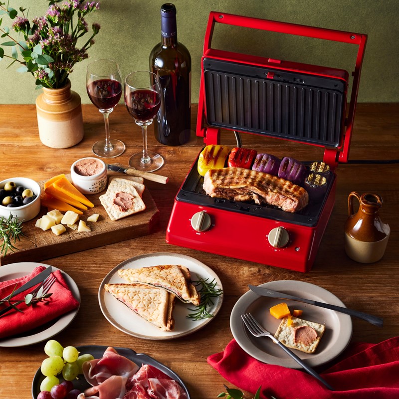 ≪BRUNO≫グリルサンドメーカー ダブル（グレージュ）BOE084-GRG｜郵便