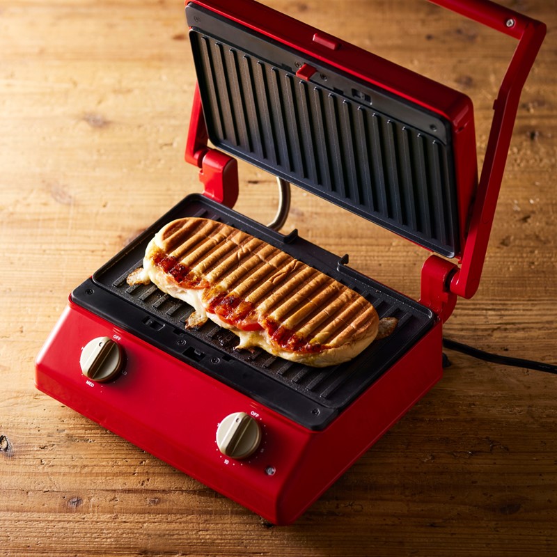 ≪BRUNO≫グリルサンドメーカー ダブル（グレージュ）BOE084-GRG｜郵便