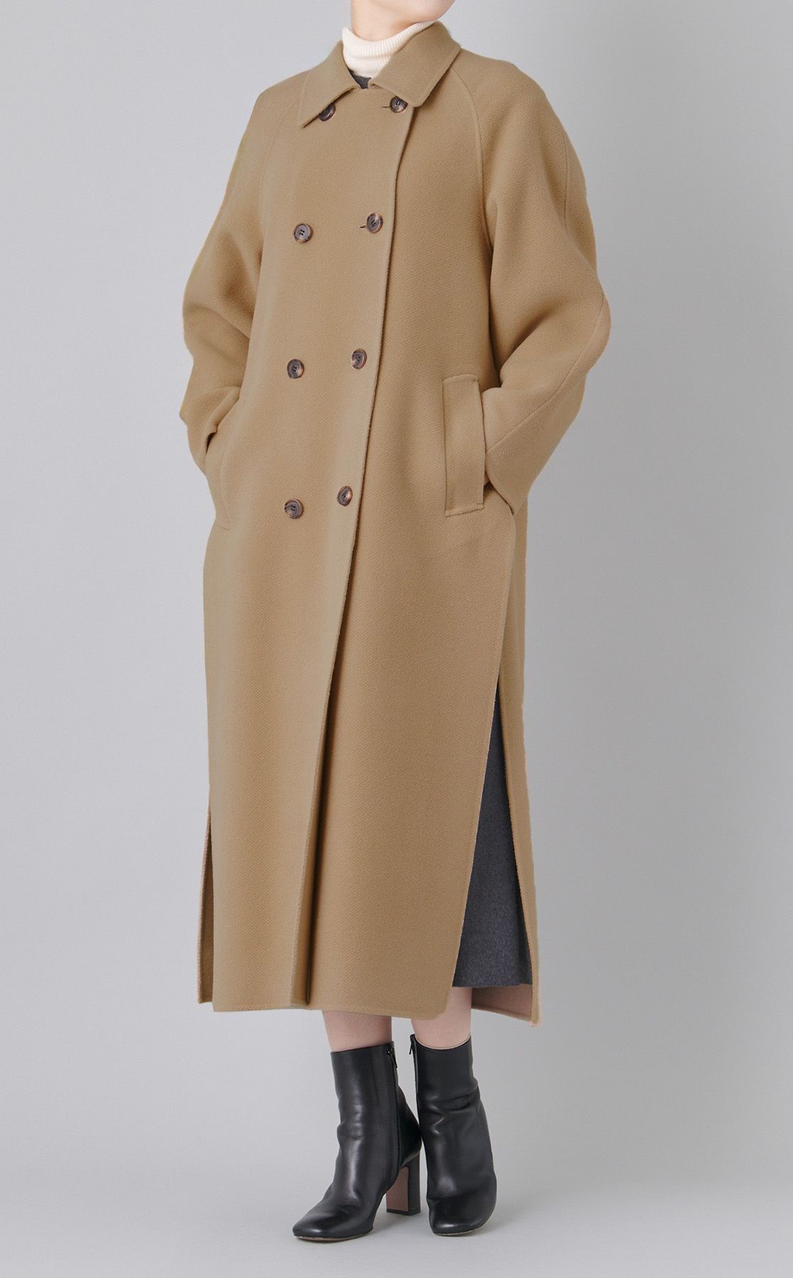 Theory｜ウールカシミアダブルブレストコート