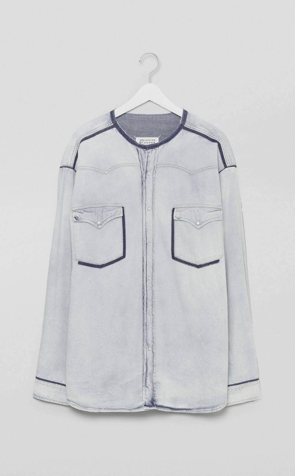 Maison Margiela｜ブリーチデニムビッグシャツ