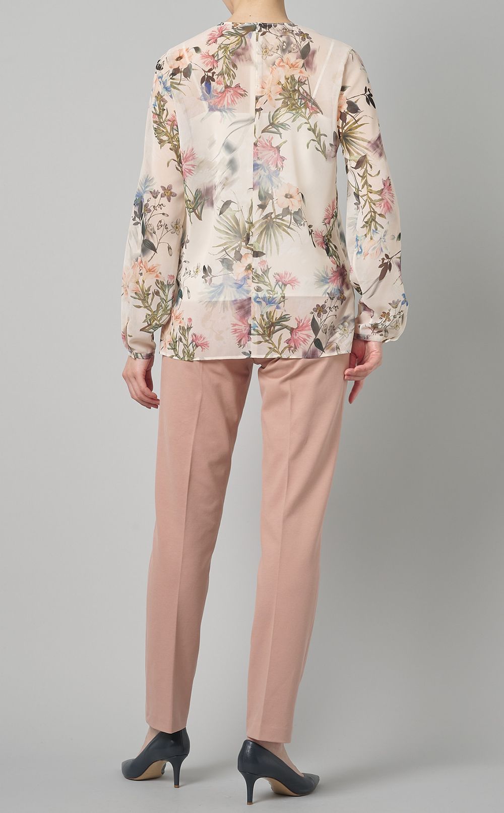 EPOCA｜シアーフラワープリントブラウス