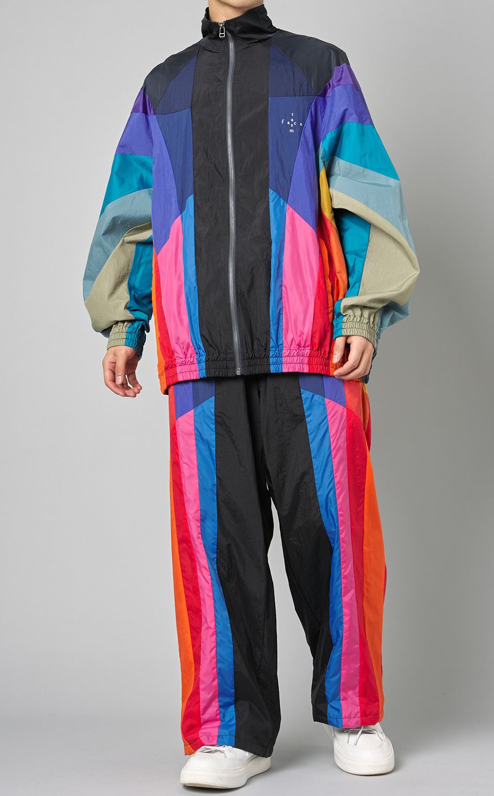 FACETASM｜ナイロンパッチワークジャケット