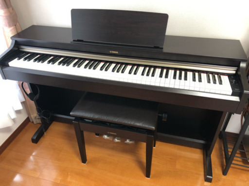 YAMAHA電子アップライトピアノ ダークブラウン MODEL DUP5. YAMAHA電子